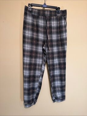 Black & Brown Plaid Women's Pajama Pants